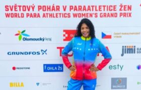 La paratleta paralímpica Sele Barrios debutó con oro en la República Checa
