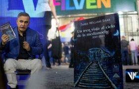 «Un tren viaja al cielo de la media noche» de Tarek William Saab: Lidera lista de más vendidos en Filven 2025