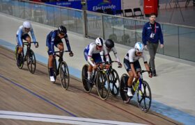 El equipo de ciclismo femenino venezolano vuela en Panamericano