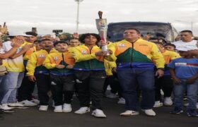 Fuego patrio llegó a Falcón para Juegos Nacionales Estudiantiles 2025