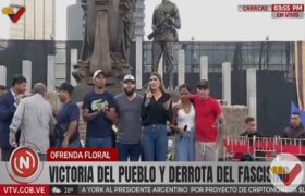 Pueblo celebra un año de la victoria de la paz en Venezuela