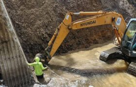 Ejecutan dos grandes obras de vialidad en Lara