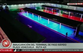 Inauguran terminal terrestre de paso rápido “Ruta-421” en Plaza Venezuela