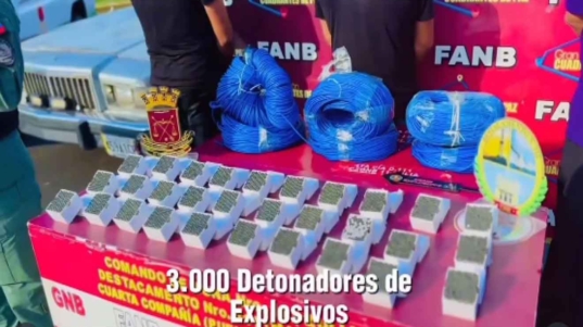 Explosivos incautados en Zulia