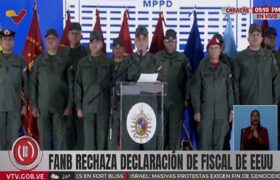 FANB reafirma lealtad al Presidente Maduro y denuncia injerencia de EE.UU.