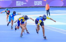 Patinaje de velocidad en Asu2025: Wilmary Toro debutó con par de medallas