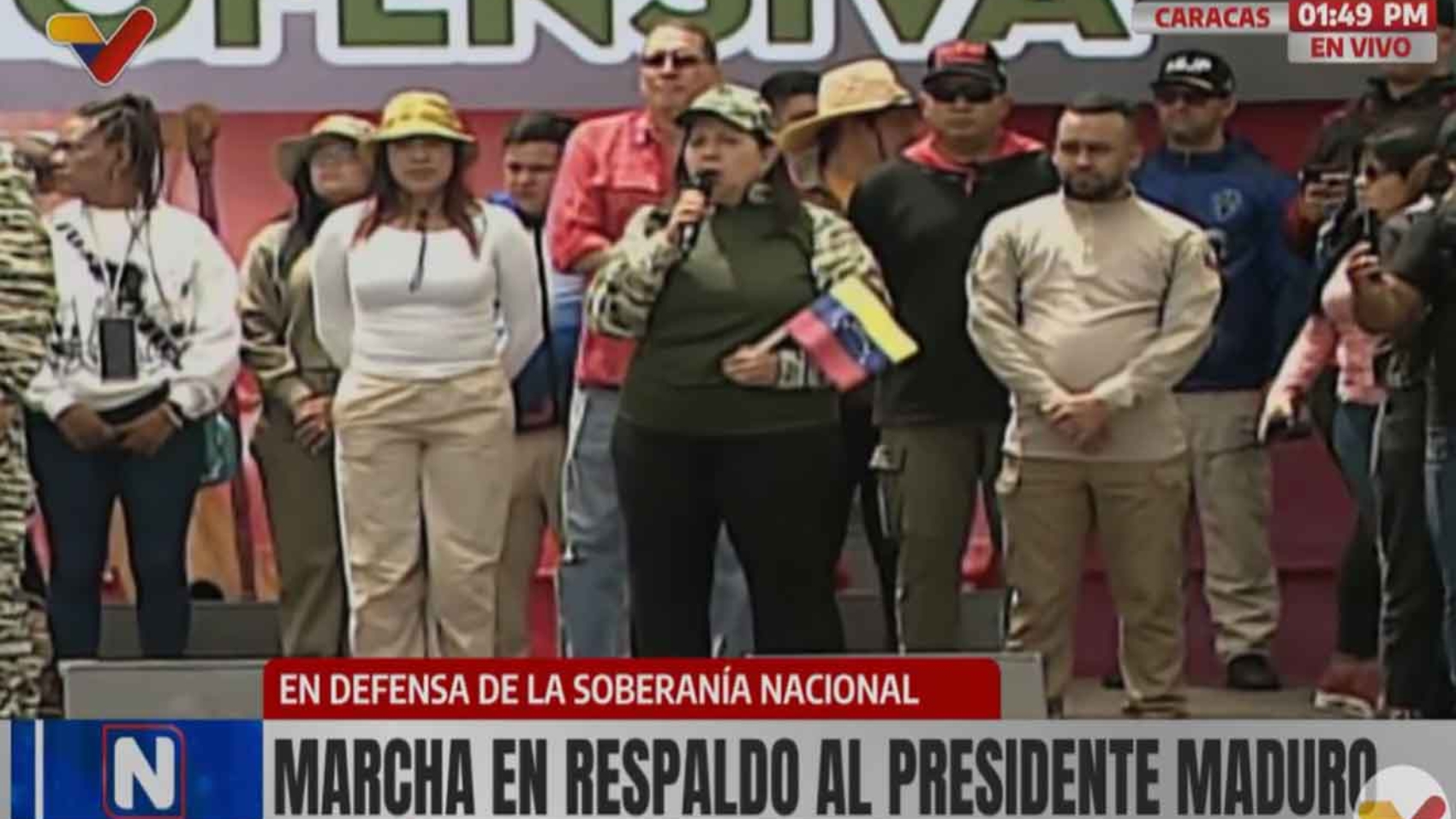 Alcaldesa de Caraca-Vamos a demostrarle al imperio que Venezuela se respeta