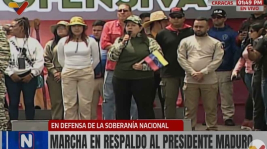 Alcaldesa de Caraca-Vamos a demostrarle al imperio que Venezuela se respeta