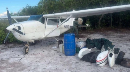 FANB incauta aeronave utilizada para el tráfico ilícito de drogas en Amazonas