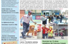 Edición Impresa Correo del Orinoco N° 5.284