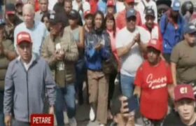 Alistados en la Milicia Bolivariana marchan en defensa de la Patria