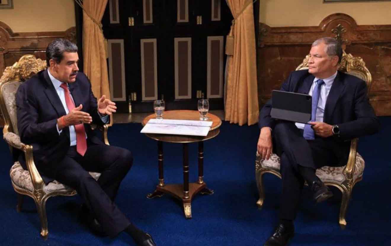 Maduro. entrevista CON cORREA