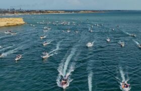 Pescadores se despliegan en Cabo San Román en defensa de la soberanía nacional