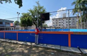Alcaldía rehabilita la cancha “El Vivero” en Valencia