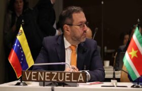 Canciller Gil: “EE. UU. usa el narcotráfico como excusa para amenazar a Venezuela”