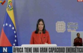 Delcy Rodríguez resalta papel estratégico de África en el futuro energético mundial