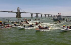 Más de 350 pescadores se movilizan en el Lago de Maracaibo en defensa de la paz