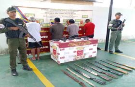 FANB captura a cuatro ciudadanos e incauta siete armas de fuego en el estado Zulia