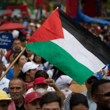 Caracas se moviliza por la paz y soberanía de Palestina y Venezuela