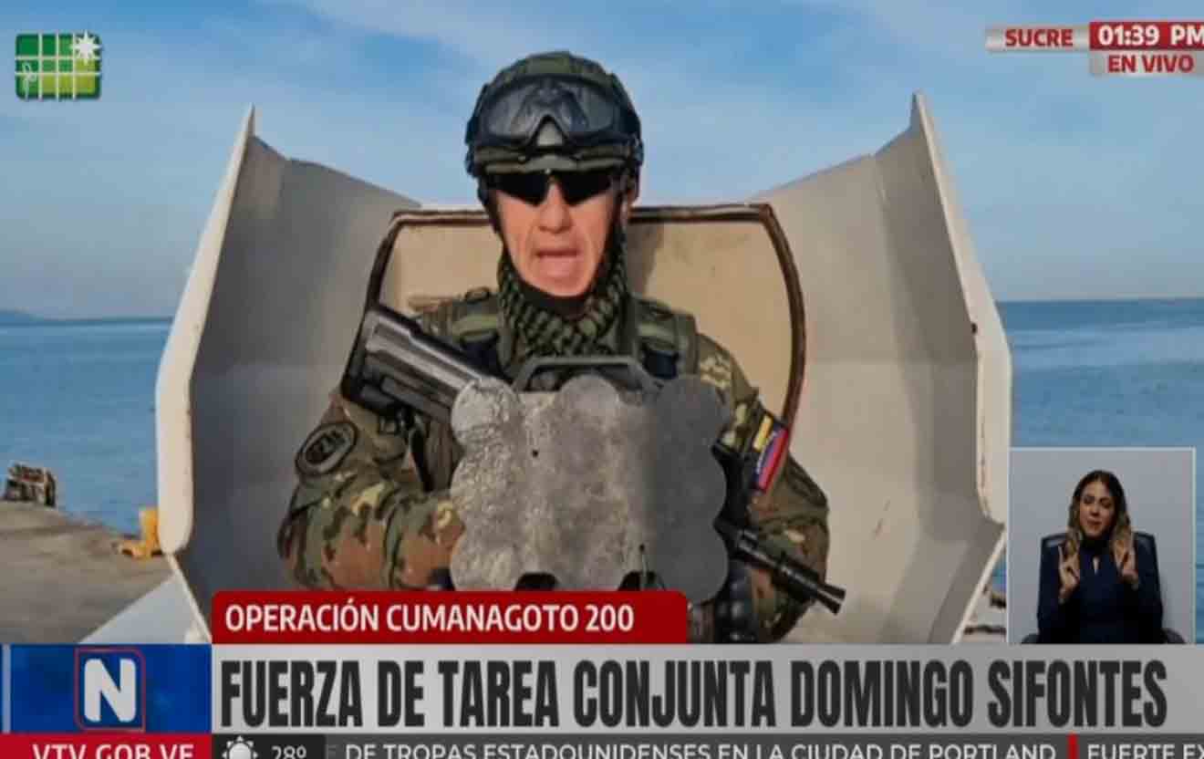 Comandante de la ZODI Sucre informó sobre incautación de armas de origen estadounidense