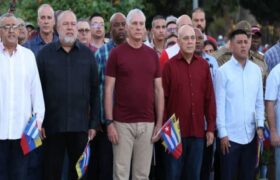 Cubanos se movilizan en respaldo a Venezuela ante agresiones de EEUU