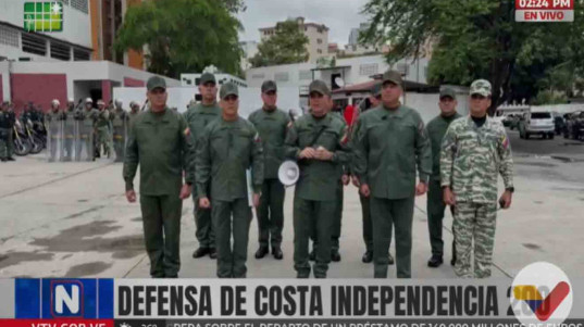 FANB instaló 73 puntos de acción en 9 estados del país como parte de los ejercicios de defensa de nuestras costas