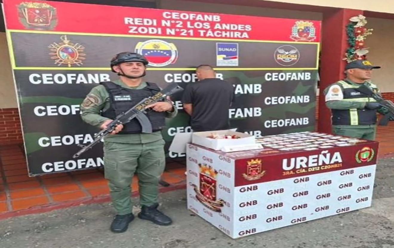GNB Táchira detuvo un sujeto por microtráfico de droga