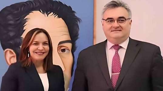 Sergey Mélik-Bagdasárov y Coromoto Godoy,