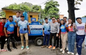 Juventud de Sucre activa planta móvil de agua para favorecer a 4 mil 800 familias