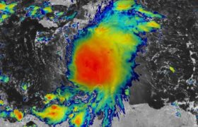 Tormenta tropical Melissa avanza lentamente en el Caribe