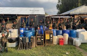 FANB destruye campamento de narcotráfico en Apure: «No somos ni seremos plataformas del narcotráfico”.