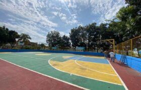 Impulsan la práctica deportiva con remodelación de cancha en Valencia