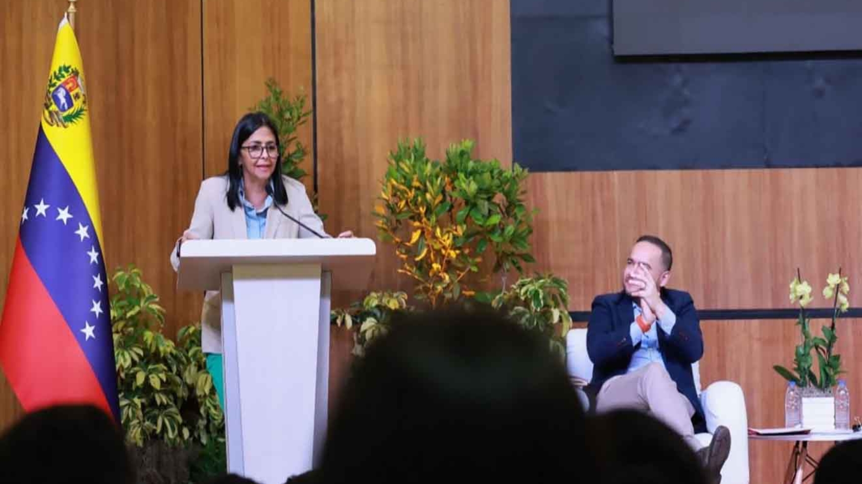 Delcy Rodríguez a EEUU
