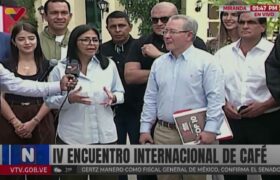 Vicepresidenta  Rodríguez: Venezuela exporta café a 16 países y diversifica su mercado