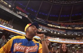 Miles de voces estremecen el Estadio Monumental al ritmo del Alma Llanera