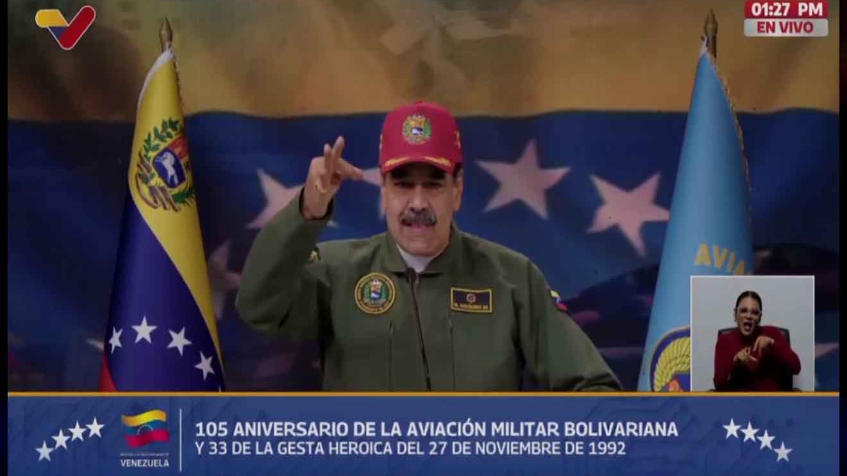 Presidente Maduro instó a la Aviación Militar a mantenerse lista para la defensa de la Patria