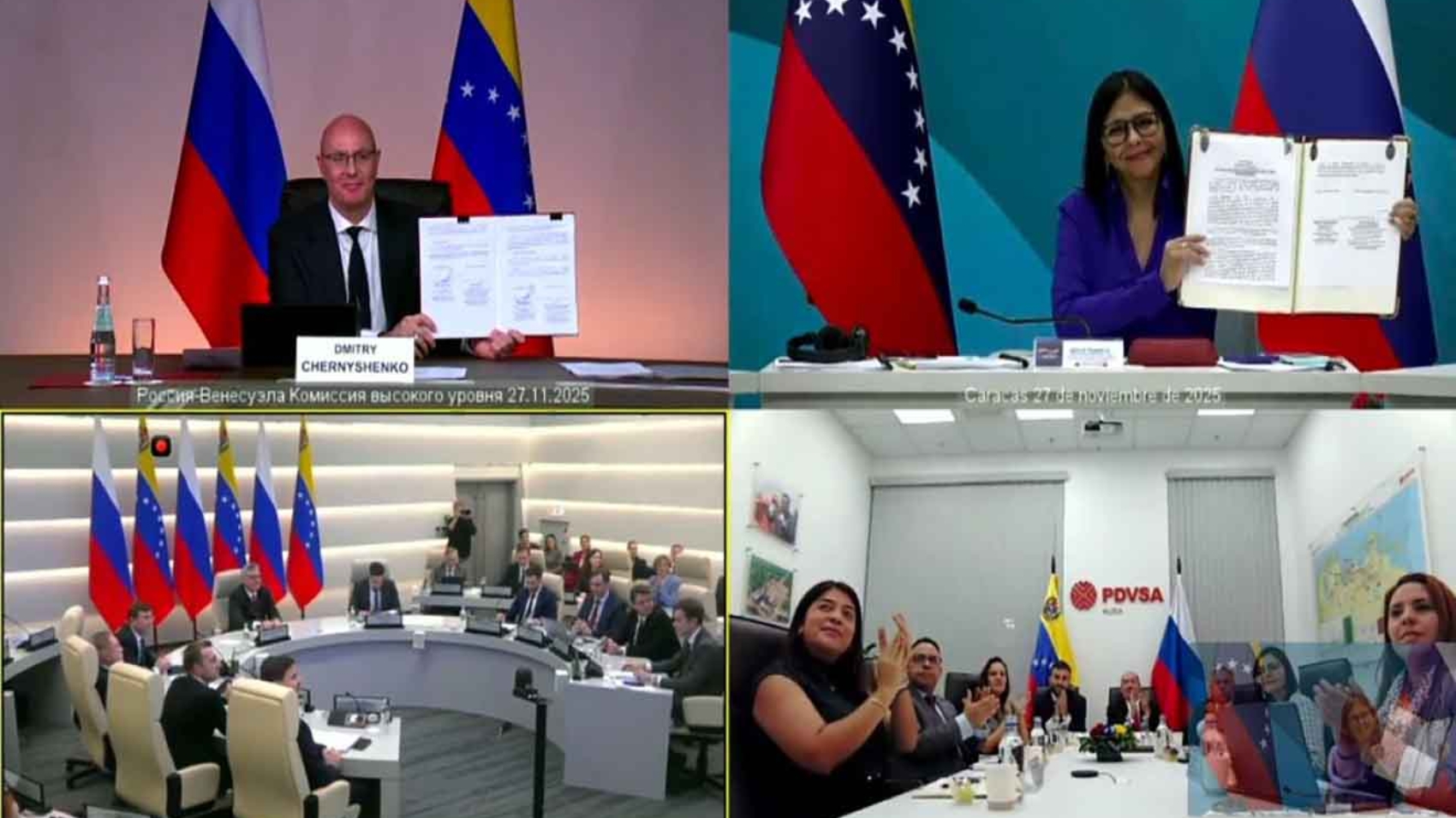 Venezuela y Rusia inician XIX Reunión de la Comisión Intergubernamental de Alto Nivel