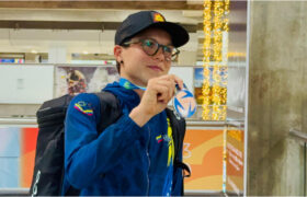 Llegó a Venezuela Rosa Martínez, medalla de bronce en la Copa del Mundo de Triatlón Viña del Mar 2025