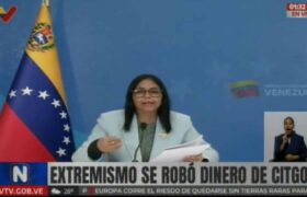 Delcy Rodríguez: “Se hará justicia contra quienes contribuyeron al robo de CITGO”
