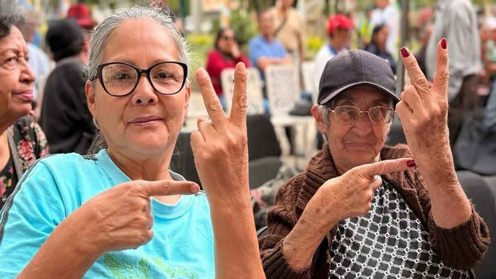 Abuelos de la patria se concentraron para exigir liberación del presidente Maduro y la primera dama Cilia Flores