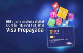 BDT lanza nueva Tarjeta Visa Prepagada para pagos nacionales e internacionales