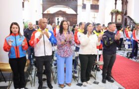 La tradicional Misa del Deporte rogó por la paz de Venezuela