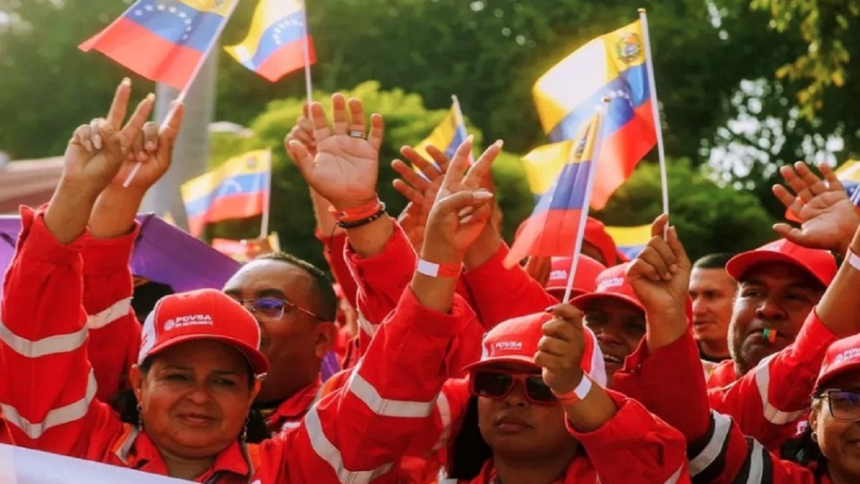 Trabajadores petroleros marchan en respaldo a Proyecto de Reforma de Ley Orgánica de Hidrocarburos