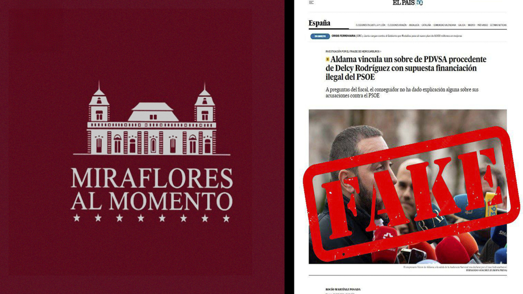 Venezuela desmiente Fake News de medios españoles contra Delcy Rodríguez sobre supuestas financiaciones ilegales