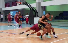 Baloncesto abrió con fuerza en los Juegos Interacademias Militares