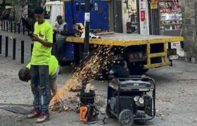 GDC avanza en la rehabilitación del del bulevar Panteón y la plaza Las Mercedes