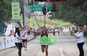 Panameño Jorge Castelblanco y la ecuatoriana Silvia Ortiz son ganadores del Maratón CAF