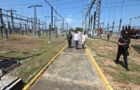 Ministro Márquez inspeccionó los avances operativos de las instalaciones eléctricas en el estado Anzoátegui