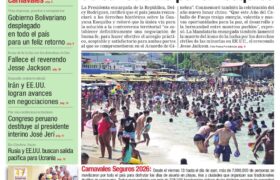 Edición Impresa Correo del Orinoco N° 5.416