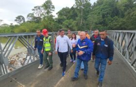 Avanza reconstrucción del puente sobre el río Guaruríes en Mérida